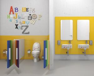 Sapho, KID gyerek WC kombi Tartályokkal, alsó hulladékkal, színes nyomtatással, CK301.400.0F
