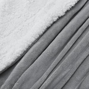 Fleece takaró 220x240 cm világosszürke