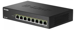 D-Link DMS-108P/E hálózati kapcsoló Beállítást nem igénylő (unmanaged) 2.5G Ethernet (100/1000/2500) Ethernet-áramellátás (PoE) támogatása Fekete