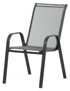 Autronic kerti szék szürke fém AZC-C1000 GREY