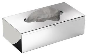 Sapho, Kleenex akasztós doboz, 25x7,5x13 cm, polírozott rozsdamentes acél, 2308