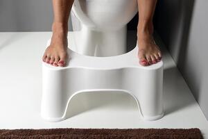 Sapho, Fürdőszoba szék, 44,5x28x20 cm, fehér, ST002