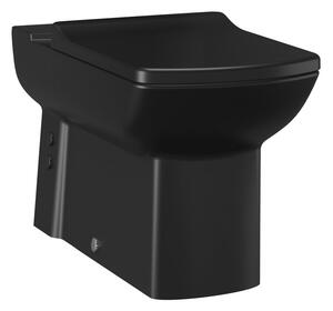 Sapho, LARA WC csésze kombihoz, alsó/hátsó hulladék, matt fekete, LR360-11SM00E-0000
