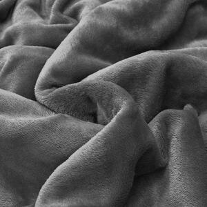 Fleece takaró 150x200 cm sötétszürke