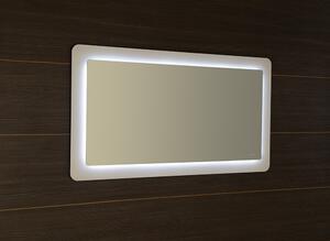 Sapho, LORDE LED háttérvilágítású tükör átlapolással 1100x600mm, fehér, NL603