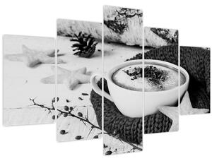 Kép - Téli cappuccino (150x105 cm)