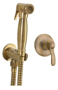 Sapho Sapho, rejtett csaptelep bidé zuhannyal Retro, bronz, KI41B-01