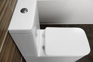 Sapho, PORTO WC kombitál perem nélküli tartállyal, alsó/hátsó hulladék