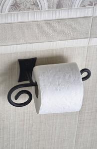 Sapho, REBECCA WC papír tartó fedő nélkül, fekete, CC017