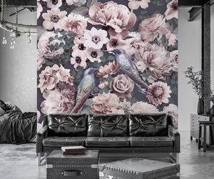 Gario Fotótapéta Rózsaszín virágok absztrakt - Andrea Haase Anyag: Vlies, Méret: 100 x 100 cm
