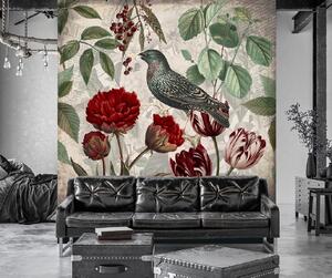 Gario Fotótapéta Absztrakt madár természet - Andrea Haase Anyag: Vlies, Méret: 100 x 100 cm