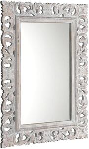 Sapho, SCULE tükör keretben, 80x120cm, fehér Antik, IN324