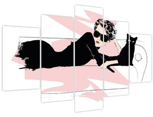 Kép - Fashion lady (150x105 cm)