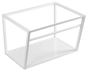 Sapho Sapho, SKA Mosdószerkezet 600x400x460mm, fehér matt, fehér MDF polccal, SKA111