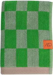 Zöld organikus pamut törölköző 50x90 cm Retro – Mette Ditmer Denmark