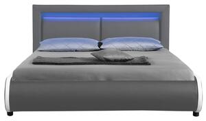Kárpitozott ágy ,,Murcia" 140 x 200 cm - sötétszürke