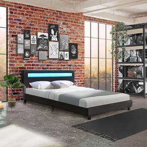 Kárpitozott ágy ,,Párizs" 160 x 200 cm - fekete