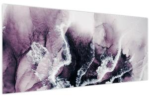 Kép - Lila márvány N⁰2 (120x50 cm)