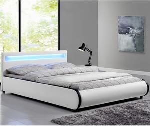 Kárpitozott ágy ,,Sevilla" 140 x 200 cm - fehér