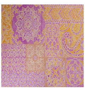 Szőnyeg AVANOS Rózsaszín 200 x 200 cm Gyapjú