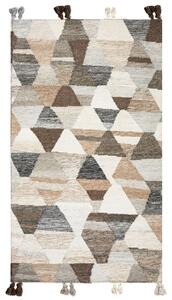 Szőnyeg ARGAVAND Bézs 80 x 150 cm Gyapjú Kilim