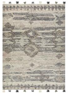 Szőnyeg ARATASHEN Szürke 160 x 230 cm Gyapjú Kilim