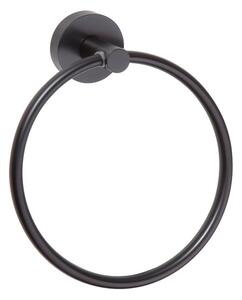 Sapho Sapho, X-ROUND BLACK törölközőtartó kör, fekete, XR411B