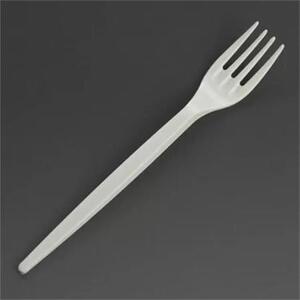Villa, műanyag, többször használatos, 17 cm, 20 db Prima, fehér (KHMU296)