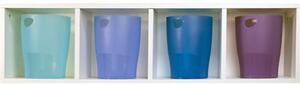 Papírkosár, 15 liter, PP, EXACOMPTA Linicolor, jégkék (EX45310D)
