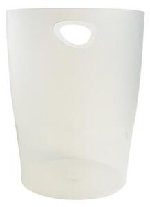 Papírkosár, 15 liter, PP, EXACOMPTA Office, matt fehér (EX45357D)