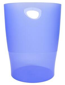 Papírkosár, 15 liter, PP, EXACOMPTA Linicolor, jégkék (EX45310D)