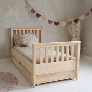 Luloo Boho Plus Vastag Rácsos Ifjúsági Gyerekágy Tárolóval (pótágyazható, több színben, méretben)