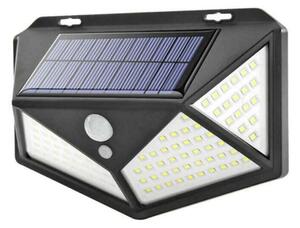 100 LED-es kültéri napelemes lámpa