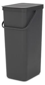Brabantia Sort & Go 40 literes Szelektív hulladékgyűjtő szemetes - Szürke