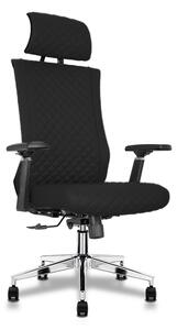 Prémium ergonomikus irodai szék, forgószék, fekete (LA-8046PH-BLACK)