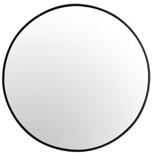 Tutumi - kerek tükör vékony kerettel 80 cm, fekete, HOM-09879