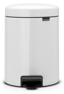 Brabantia NewIcon 5 literes pedálos fém szemetes - Fehér