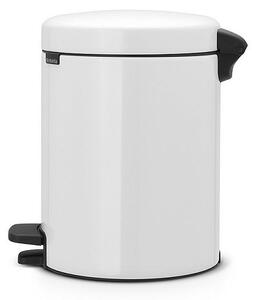 Brabantia NewIcon 5 literes pedálos fém szemetes - Fehér