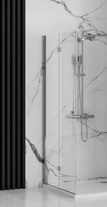 Rea Fold N2 - zuhanyajtó zuhanykabinhoz Fold 90cm, átlátszó üveg, króm profil, REA-K7442
