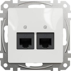 Schneider SDD111452 Sedna fehér SDD 2xRJ45 Cat5e UTP aljzat