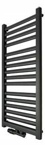 Regnis Elba, Fűtőelem 440x1580mm központi csatlakozással 50mm, 701W, fekete, ELBA160/40/D5/FEKETE