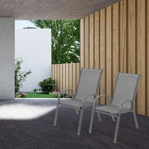 Bluegarden, Polo kerti szék világosszürke, OGR-09002