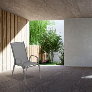 Bluegarden, Polo kerti szék világosszürke, OGR-09002
