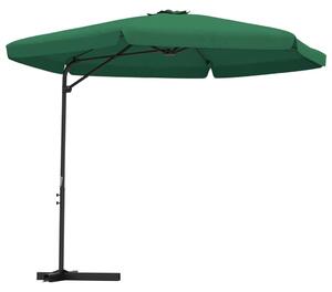 VidaXL zöld kültéri napernyő acélrúddal 300 cm