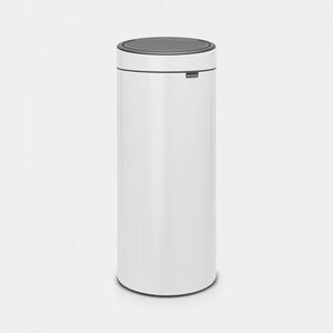 Brabantia Touch Bin New 30 literes érintőfedeles rozsdamentes acél szemetes - Fehér