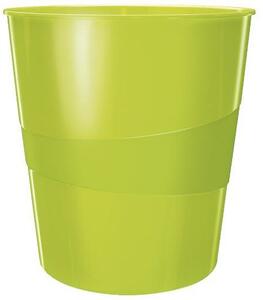 Leitz WOW Waste Bin Polisztirén Zöld
