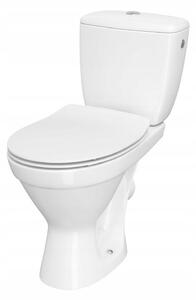 Cersanit Cersania SimpleOn 010 - WC kombi 3 / 6l + Vékony ülőke lassan záródó hőre keményedő, vízszintes hulladék, fehér, K11-2338