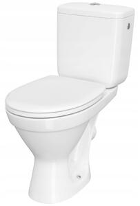 Cersanit Cersania SimpleOn 010 - WC kombi 3 / 6l + ülőke lassan záródó hőre keményedő, vízszintes hulladék, fehér, K11-2339