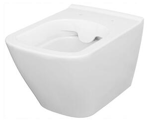 Cersanit City Square CleanOn, függő WC csésze ülőke nélkül, fehér, K35-041