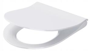 Cersanit City Oval, antibakteriális SLIM hőre lágyuló WC-ülőke, fehér, K98-0146